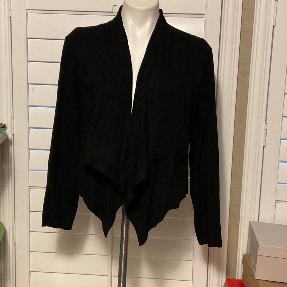 Forever 21 Black Draped Blazer